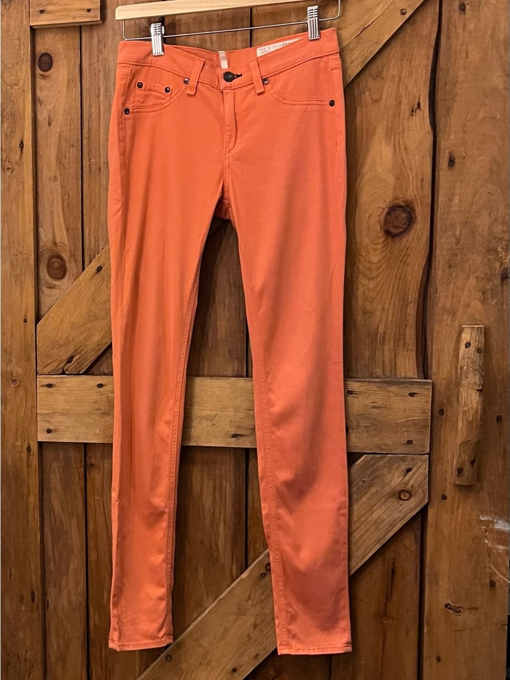Rag & Bone / JEAN for Aritzia Legging Jeans Spiced Coral Size 27